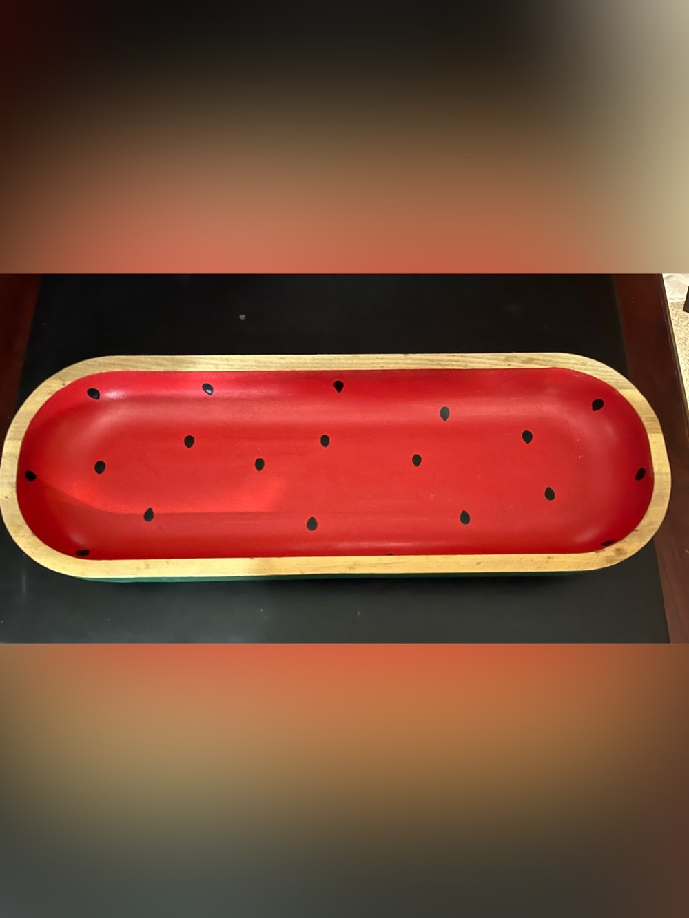 Watermelon Trough Tray-Wooden